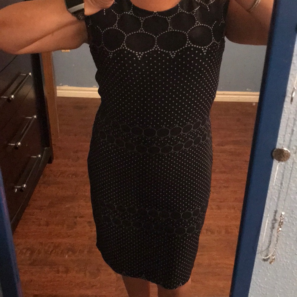Julia Jordan navy blue dress